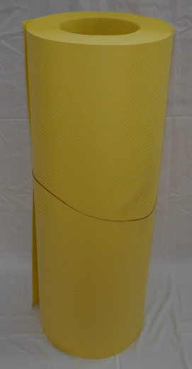 Schwammtuch Spezialqualität D500 Rolle 150mm x 100 lfm gelb